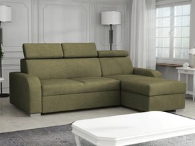 Rohová sedacia súprava Lyseri 2rLC (olivová). Vlastná spoľahlivá doprava až k Vám domov. 1122484