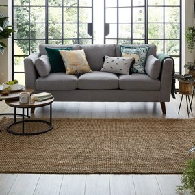 Hnedý jutový koberec Flair Rugs Jute, 200 x 290 cm