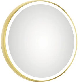 LED zrkadlo do kúpeľne DSK Bronze Circular 60x60 cm IP 24