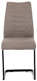 Autronic BONTEC Jedálenská stolička, hnedá, látka, DCL-438 BR2 Farba: Šedá