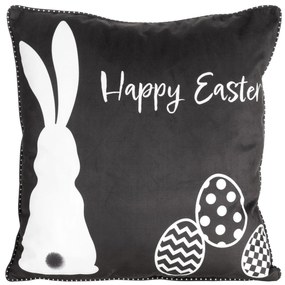 VEĽKONOČNÁ DEKORAČNÁ OBLIEČKA NA VANKÚŠ EASTER51 45X45 CM VZOROVANÁ