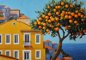 Fototapeta - Pomarančovník (147x102 cm)