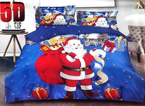 Obliečky Vianočný vzor B/5 Bavlna 7-dielna súprava