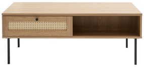 Konferenčný stolík v prírodnej farbe 60x110 cm Pensacola – Unique Furniture