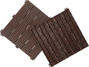 Gumová dlaždica COSMOPOLITAN 30 x 30 cm, hnedá MHEU5100185