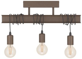 Eglo 43522 - Prisadený luster TOWNSHEND 3xE27/60W/230V