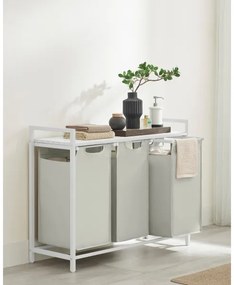 Kôš na bielizeň REX biely