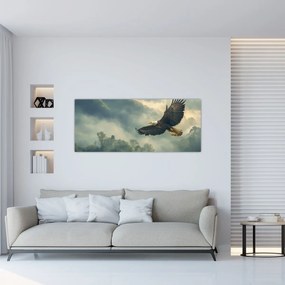 Obraz - Letiaci orol (120x50 cm)