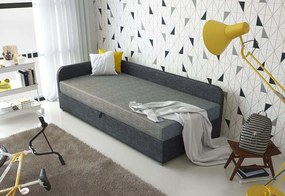 Čalúnená posteľ VALESKA 90x200, šedá