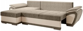 Moderno Meble Prešívaná moderná rohová sedačka ENZO s pružinami