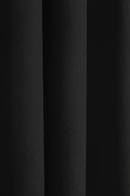 Záves na riasiacu pásku VIVA čierny Rozmer: 140x175 cm