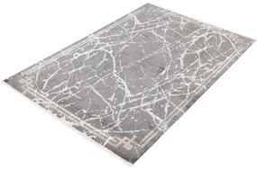 Koberec Arte Piran Marble sivý / čierny