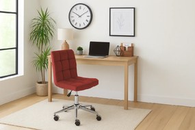 Bordová kancelárska stolička Q-020 VELVET