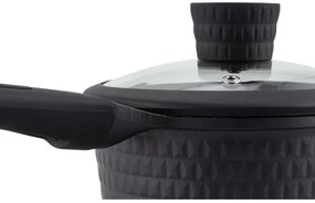 10 kusový set hrncov v čiernom elegantnom dizajne