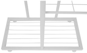 Stojan na kvety Bamir 2, biela, 43 x 22 x 126 cm