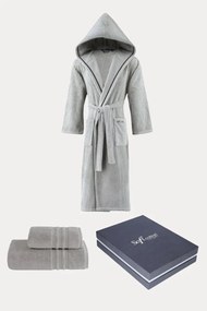 Soft Cotton Darčekové balenie županu, uteráku a osušky STRIPE