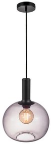 Nordlux - Luster na lanku ALTON 1xE27/60W/230V čierna
