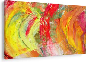 Obraz abstrakcie - maľba (90x60 cm)