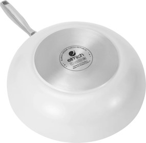 Elmich Nepriľnavá keramická Wok panvica Vital Ø 28 cm - krémovo biela