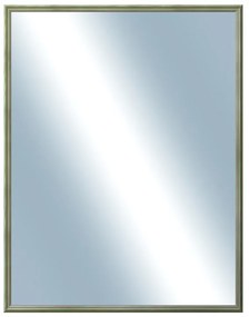 DANTIK - Zrkadlo v rámu, rozmer s rámom 70x90 cm z lišty Y-ka zelená linka (3126)