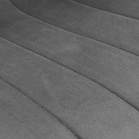 Jedálenská stolička FRESNO VELVET grafitová