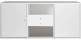 Biela nízka komoda 133x61 cm Mistral - Hammel Furniture