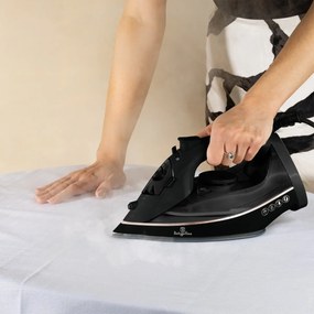 BerlingerHaus Žehlička naparovacia 2200 W Black Rose