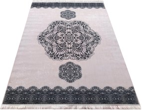 Púdrový koberec so vzorom mandaly
