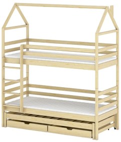 Posteľ Domček Dalia 80x160 borovica