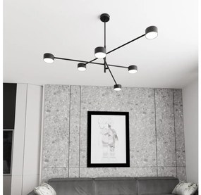 Luster na tyči NATSU 6xGX53/12W/230V čierna