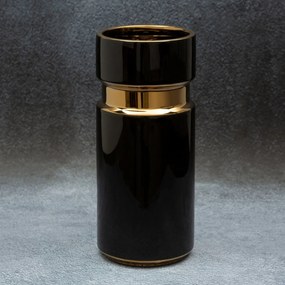 Dekoratívna váza MILANA 13x30 cm čierna