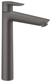 Hansgrohe Talis E, vysoká umývadlová batéria 240 bez odtokovej súpravy, kefovaná čierna chrómová, HAN-71717340