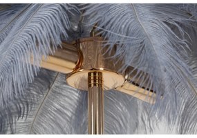 Stolová lampa v sivo-zlatej farbe (výška 55 cm) Palm – Mauro Ferretti