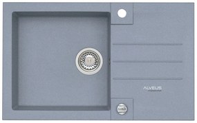 ALVEUS CZ ROCK 130 /04 STEEL (780x480mm)+ pop- up sifon F