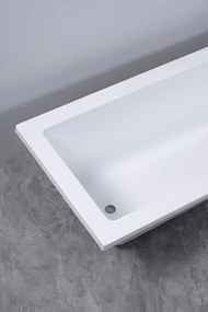 Erga Pureline-S, vaňa 1800x800x400 mm bez nožičiek, biela lesklá, ERG-V07-PURELINE-S-180x080-WH