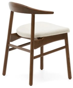 Hnedá/béžová jedálenská stolička Timons – Kave Home