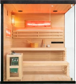BPS-koupelny Fínska sauna Relax HYD-4785 180x160, 4-5 osôb