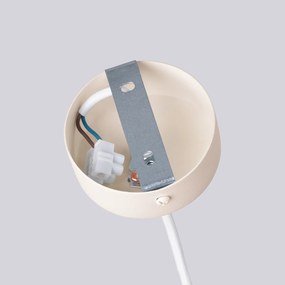 Luster Halo, 6x biele sklenené tienidlo, be