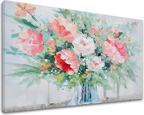 Obraz na plátne KVETY VO VÁZE