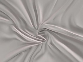 Kvalitex Luxusná Saténová plachta svetlo sivá Bavlna Satén, 90x200 cm
