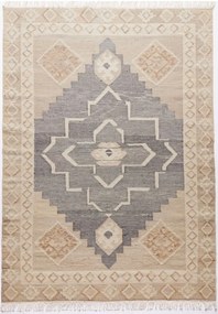 Diamond Carpets koberce Ručne viazaný kusový koberec Heriz Wood DE 2005 Grey Mix - 80x150 cm