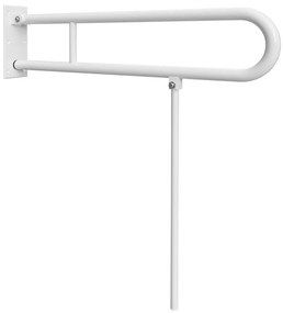 Sapho Sapho, HANDICAP madlo sklopné s opornou nohou 813mm, biela, XH523W