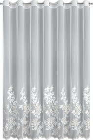 ZÁCLONA NA KRÚŽKOCH ALIRA 300X250 CM VZOROVANÁ