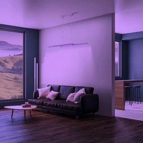 Eglo 33232 - LED RGBW stmievateľný luster na lanku FRAIOLI-C LED/34W/230V matný chróm