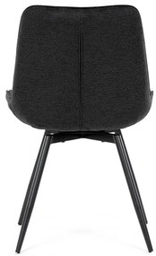 Autronic BONTEC Jedálenská stolička, čierna, látka, HC-T1130 BK2 Farba: Šedá