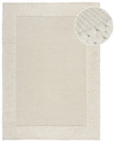 Béžový vlnený koberec 170x120 cm Rue - Flair Rugs