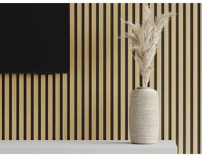 Mexen Lam-B, akustické stenové lamely 275 × 30 cm, HDF doska 4 mm, technická dyha, dub zlatistý, 275307-3015-003