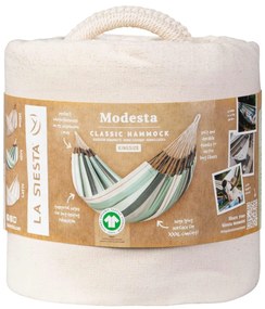 La Siesta MODESTA KINGSIZE MONO - elegantná hojdacia sieť vyrobená z mäkkej organickej bavlny, 100 % organická bavlna