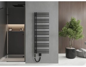 Mexen Neptun, elektrické vykurovacie teleso 1400 x 500 mm, 600 W, čierna, W101-1400-500-2600-70