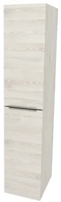 Mereo, Mereo Mailo, kúpeľňová skrinka vysoká 170 cm, chróm madlo, Multidecor, White Loft Pine, MER-CN594LPWLP1